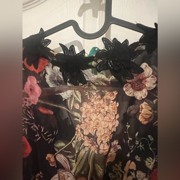 🌻🌺Farm Rio Laina Maxi Sheer Dress with Slip & 🎁👗 - Picture 9 of 16